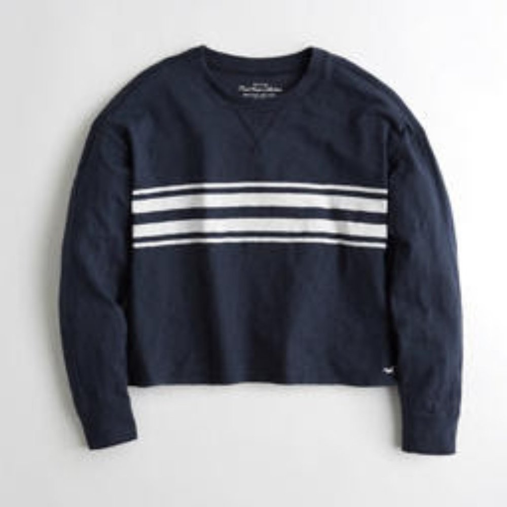 Must-Have Boyfriend T-Shirt - Navy/White - Size XL